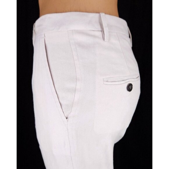 Isabel Marant Silk Lined Linen Blend Pants Size 40 US 10 Womens Gray - Picture 4 of 12